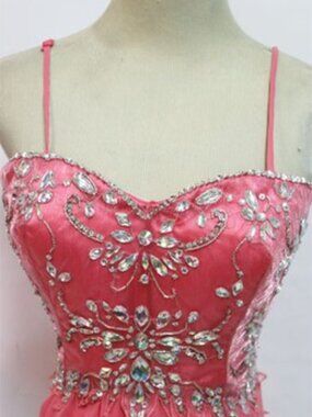 Windsor Coral Long Prom Evening Gown Size 3 NWT